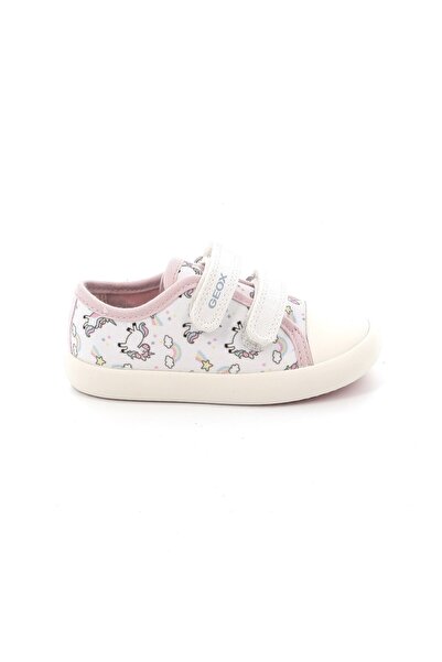 Geox Παιδικό Χαμηλό Casual για Κορίτσι Gisli Unicorn Ανατομικό Χρώματος Λευκό...