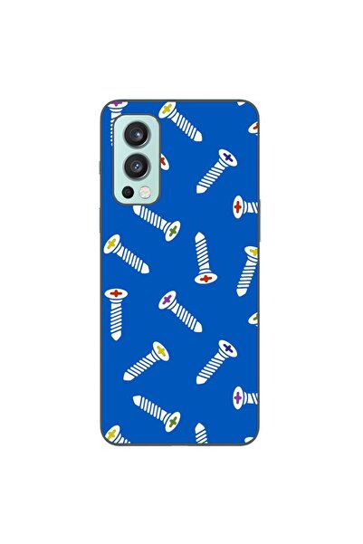 OEM Husa compatibila cu OnePlus Nord 2 Silicon Gel Tpu Model Screws Pattern