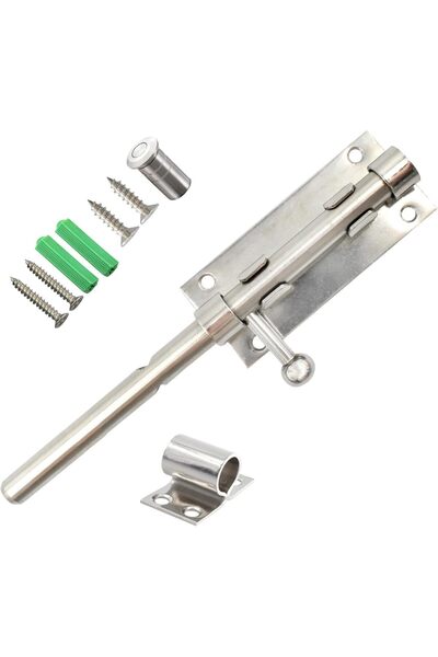 Arabest 7.9 Inch Sliding Bolt Gate Latch,Stainless Steel,Heavy-Duty Security,...