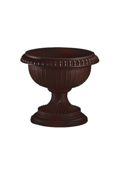Natalia Design Ghiveci ND cu suport, înălțime 28,6 cm, diametru 26 cm, maro î...
