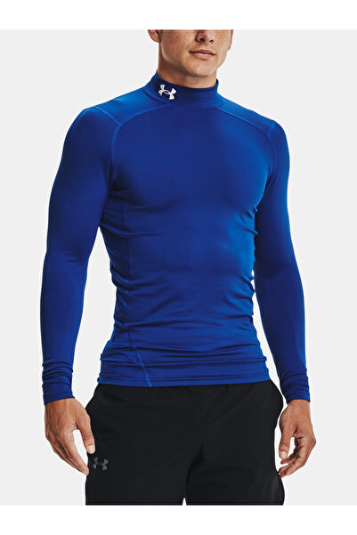 Under Armour Tričko UA CG Armour Comp Mock-BLU