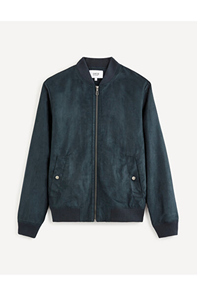 CELIO Bomber Budain din imitație de piele de căprioară