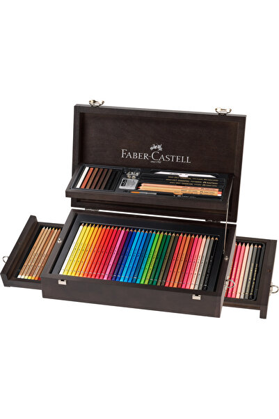 Faber Castell WOODEN BOX ART AND GRAPHICS COLLECTION FABER-CASTELL