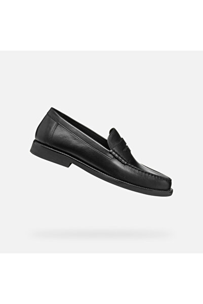 Geox Mocasini negri pentru bărbați Recanati