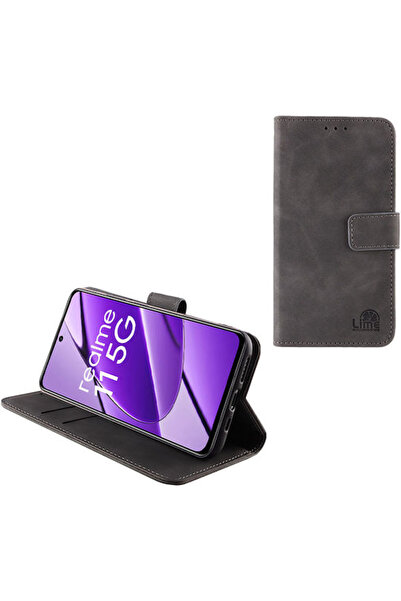 Lime&co Lime Essential Magnet Book Συνθετικό Δέρμα Γκρι (REALME 11 5G) Κωδικό...