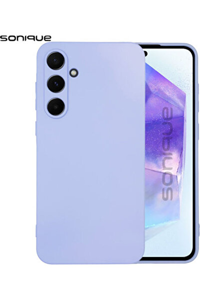 Other Sonique Πίσω Κάλυμμα Σιλικόνης / Υφάσματος Λιλά (Galaxy A55)