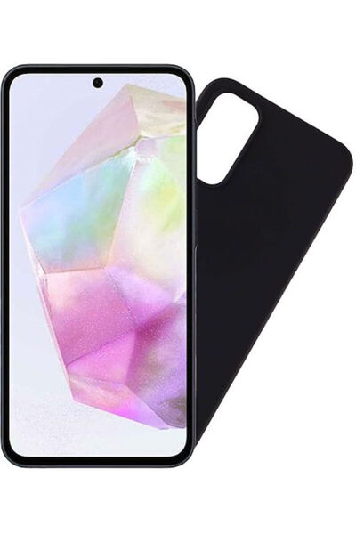 Other Volte-Tel Μαύρη Θήκη Πλάτης Σιλικόνης για Samsung Galaxy A35 5G A356 Κω...