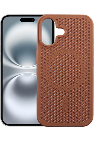 Other Idol 1991 Air Back Cover Σιλικόνης Καφέ (iPhone 16) Κωδικός: 8409073
