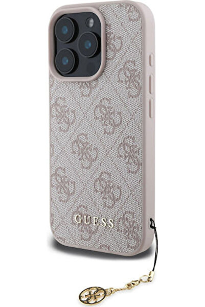 Guess 4g Charm Πίσω Κάλυμμα Πλαστικό / Συνθετικό Δέρμα Ροζ (iPhone 16 Pro Max...
