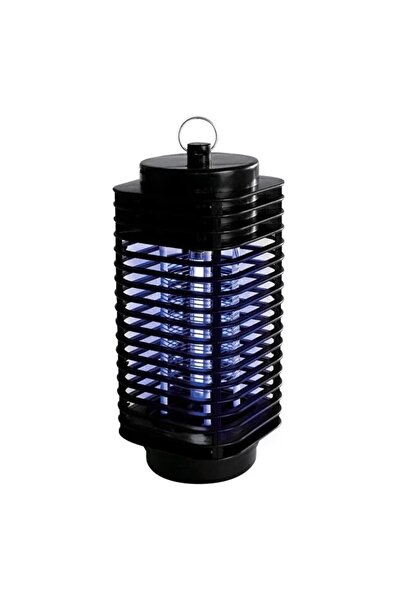 Z Store Lampă electrică capcană pentru insecte 6W cu bec UV Negru 11x25cm