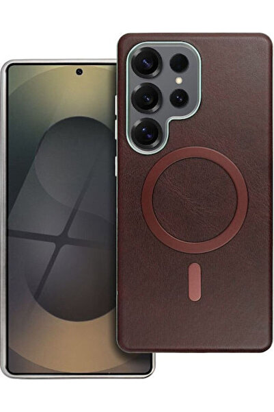OEM Gentleman Mag Πίσω Θήκη Σιλικόνης / Πλαστικού Καφέ (Samsung A07)