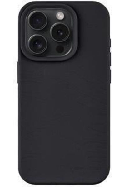 Tactical Magforce Πίσω Κάλυμμα Σιλικόνης / Υφάσματος Μαύρο (iPhone 15 Pro) Κω...