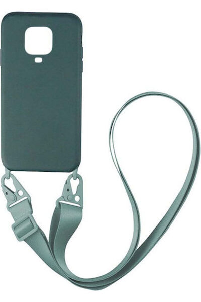Other Sonique Carryhang Υγρή Θήκη Πλάτης Σιλικόνης 0.5mm με Λουράκι Σκούρο Πρ...