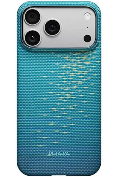PITAKA Θήκη Magsafe για iPhone 17 Pro Max, Εξαιρετικά Λεπτή, Διαφανές Μπλε, Κ...