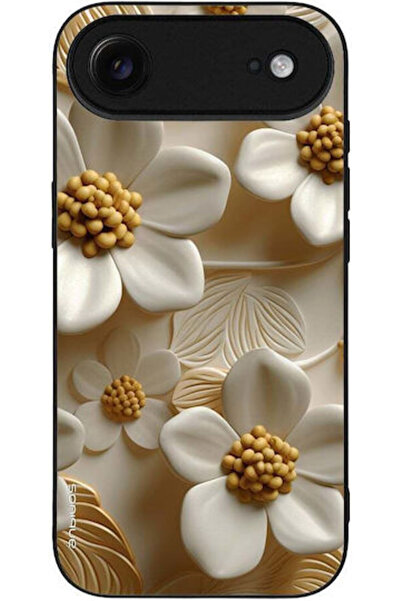 Other Σονίκ Σειρά 3D Λουλουδιών Θήκη για Apple iPhone 17 Air Λευκή