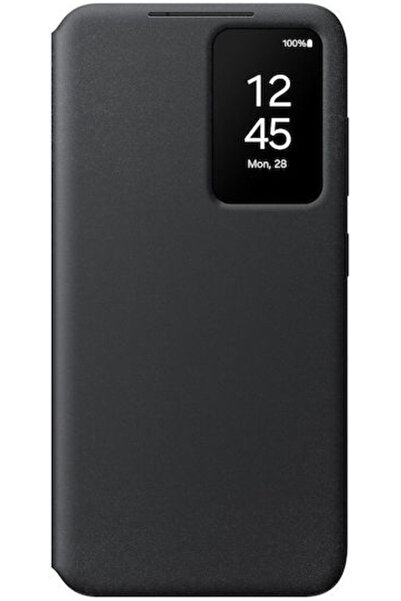 Samsung Smart View Πορτοφόλι Σιλικόνης / Πλαστικό Μαύρο (Galaxy S24) Κωδικός:...