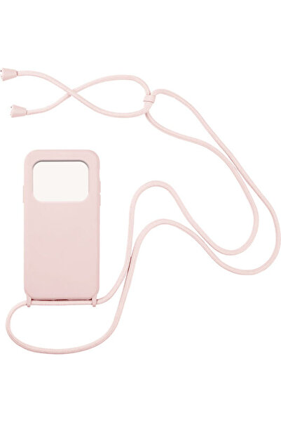 Other Sonique CarryHang Πίσω Θήκη Σιλικόνης 0.5mm με Λουράκι Ροζ (Poco M4 Pro)