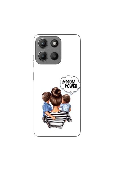 OEM Θήκη συμβατή με Motorola Moto G15 Σιλικόνης Gel TPU με σχέδιο  "Μαμά αγορ...