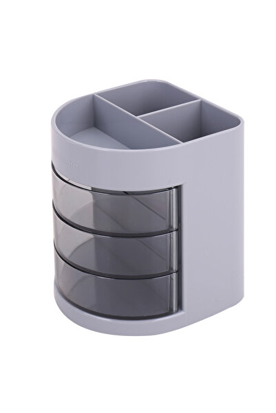 Deli Desk Organizer 6 Compartments Grey