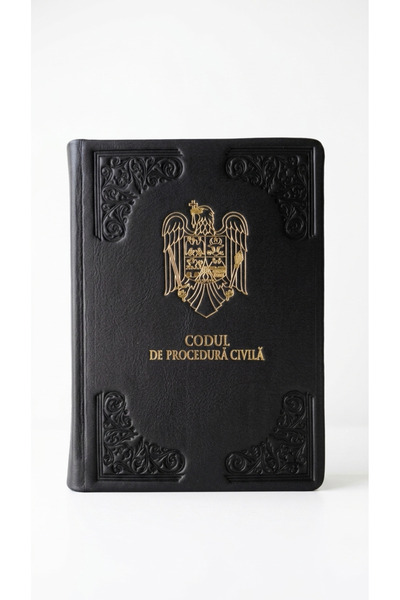 Monolight Codul de procedură civilă - mărime medie, copertă naturală din piel...