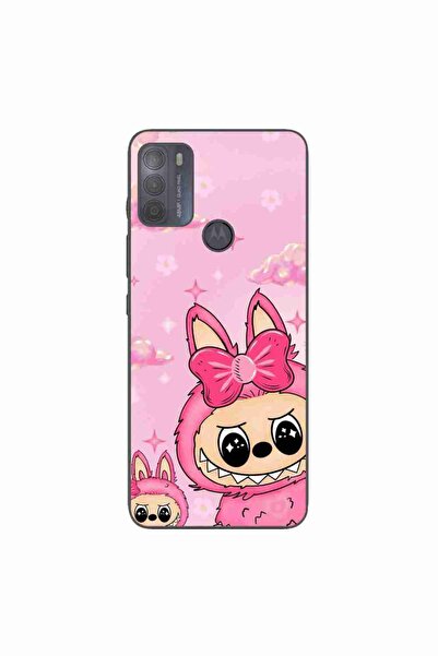 OEM Husa compatibila cu Motorola Moto G50 Silicon Gel Tpu Model Labubu Pink F...