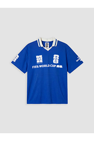 LC Waikiki RMZ GİYİM FARKIYLA Tricou bărbătesc cu imprimeu FIFA 2026 Cupa Mon...