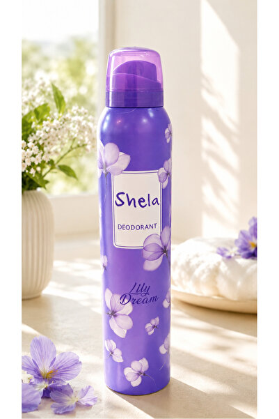 SHELA Lily Dream Kadın Deodorant 200 ML Pudramsı Çiçeksi Ferah Koku Sprey