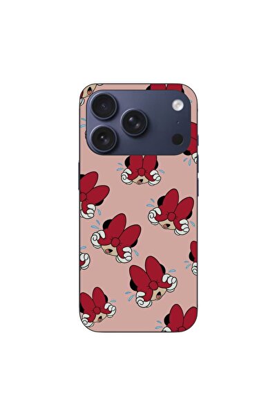 OEM Калъф, съвместим с Apple iPhone 17 Pro, от силиконов гел TPU, с десен Мин...