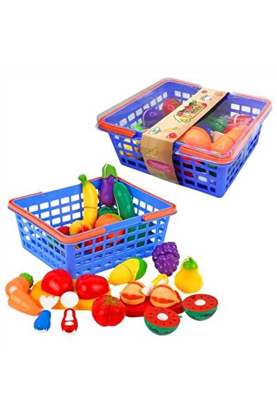 ideal STORE BİRLİK KESİLEBİLEN MEYVE SEBZE URT007-KRT-1A/B SEPETLİ 42 PARÇA 3+