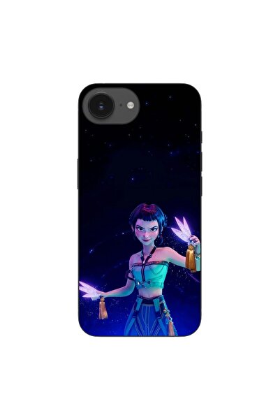 OEM Husa compatibila cu Apple iPhone 16e Silicon Gel Tpu Model KPop Demon Hun...
