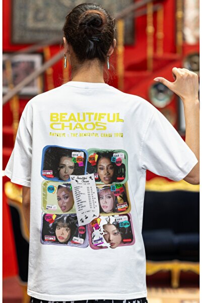 SEVBANO Katseye Beautiful Chaos Kpop muzička grupa, unisex majica sa leđnim p...