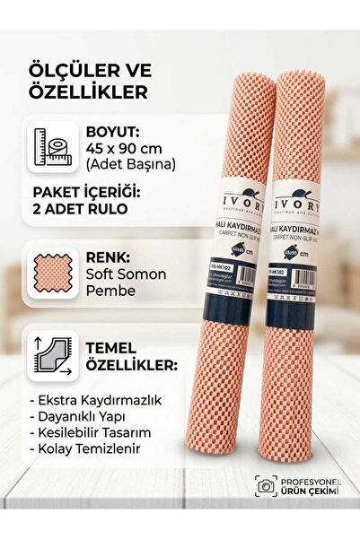 IVORY TEPIH PROTIV KLIZANJA 45 X 90 cm VAR PET PROTIVKLIZNI TEPIH 45X90 cm