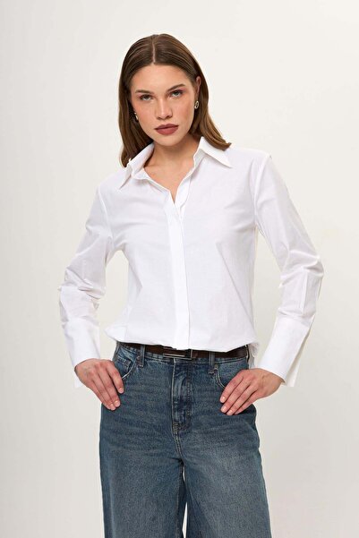 TIFFANY&TOMATO Oversize Poplin Gömlek
