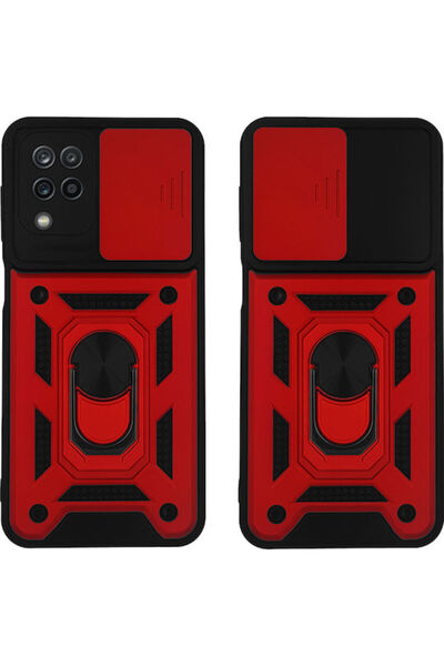 Other Θήκη Ring Armor Campro Sonique για Samsung Galaxy A12 Κόκκινο