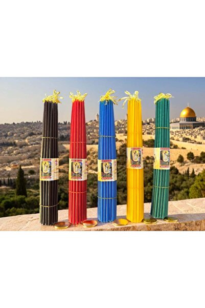 OEM Pachet complet 5 seturi de lumânări Jerusalem (165 lumânări) |   Trandafi...