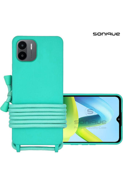 Other Sonique Πίσω Κάλυμμα Σιλικόνης 0.5mm με Λουράκι Ανοιχτό Μπλε (Xiaomi Re...