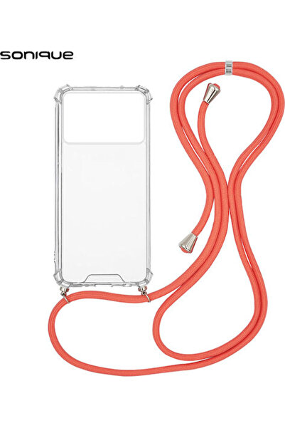 Other Sonique Armor Διαφανής Θήκη Σιλικόνης με Κορδόνι για Xiaomi Poco X6 Pro...