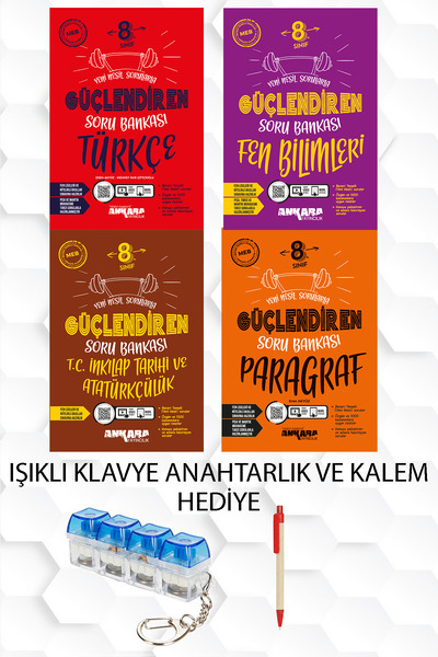Ankara Yayıncılık 2027 ANKARA YAYINLARI 8.SINIF TÜRKÇE,FEN,İNKILAP,PARAGRAF S...