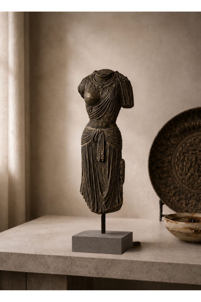 Yaratıcı sanatlar atölyesi Antika Görünüm Zen Vücut Heykeli Buddha Zen Ev Dek...