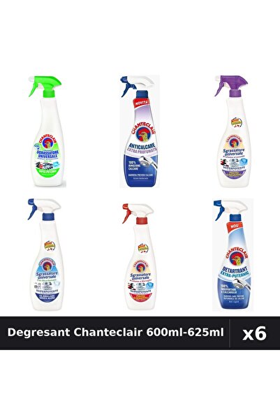 Chanteclair Set 6 Degresant Universal 600-625ml - Lămâie, Lavandă, Marsilia, ...