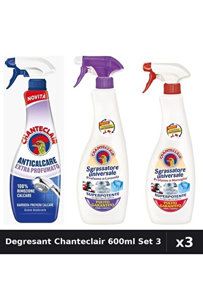 Chanteclair Set 3 Degresant Universal 600-625ml - Extra Parfumat, Marsilia, M...