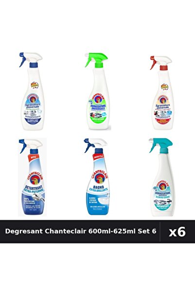 Chanteclair Set 6 Degresant Universal 600ml-625ml - 6 Arome, Bicarbonat, Lămâ...