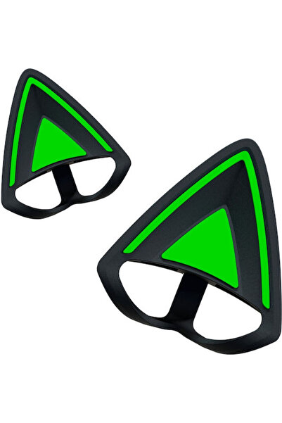 RAZER Αξεσουάρ Ακουστικών Αυτιά Γάτας V2 Μαύρο Πράσινο (RC21-02230100-R3M1)