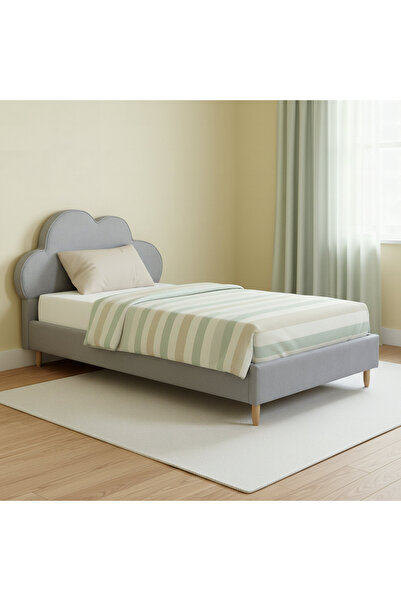 Home Box سرير توأم مبطن من نوع Ivory Nimbus Nxt - 120x200 سم