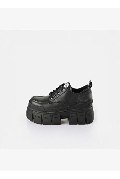 Buffalo Kadın Oxford ( Klasik) 1622349 GOSPHER LACE UP CS - VEGAN NAPPA - Black