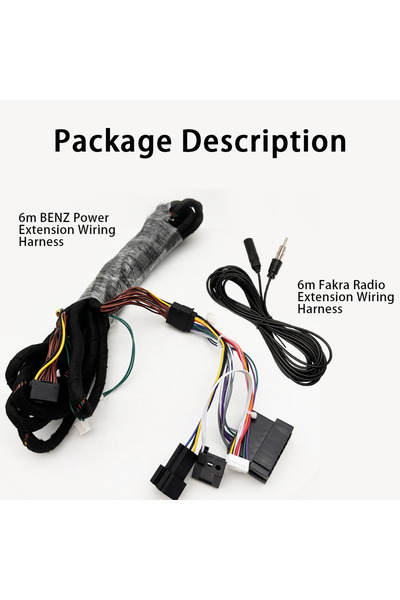 Choice 6m Extension Power Radio Cable Wiring Harness For Mercedes Benz E-clas...