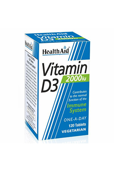 Health Aid Βιταμίνη D3 2000 IU 120 Δισκία
