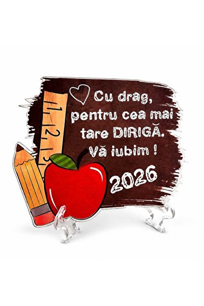 magazinu de gravura Cadou personalizat pentru Diriginta - Placheta din lemn