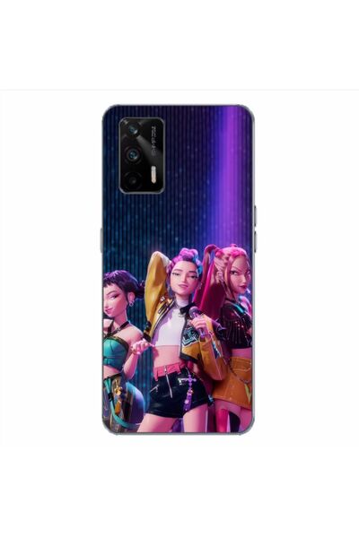 OEM Husa compatibila cu Realme GT Silicon Gel Tpu Model KPop Demon Hunters Ru...
