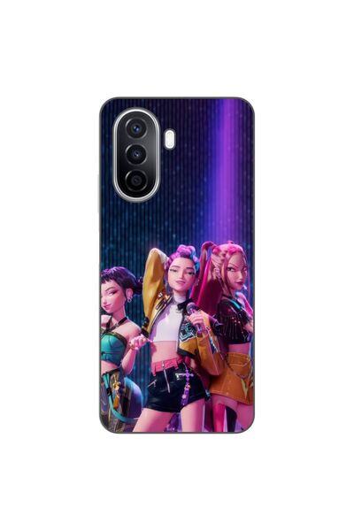 OEM Husa compatibila cu Huawei Nova Y70 Silicon Gel Tpu Model KPop Demon Hunt...